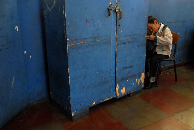Escuela República de Canadá en la comunidad Las Palmas, San Salvador. Foto El Faro