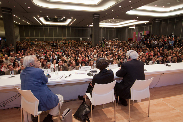 Llenos totales y una completa cobertura de prensa son la tónica de cada evento de la FIL / Foto Cortesía FIL Guadalajara / Natalia Fregoso.﻿" /></div> <figcaption class=