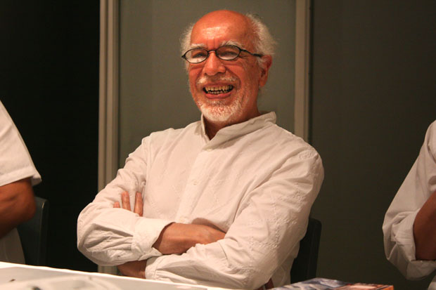 Alfonso Kijadurías, durante la presentación de 'Retazos del azar'.