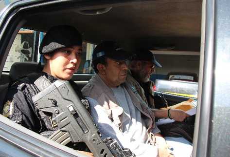 Jorge Ulloa Sibrián﻿ capturado por la PNC en Guatemala. Foto cortesía PNC Guatemala