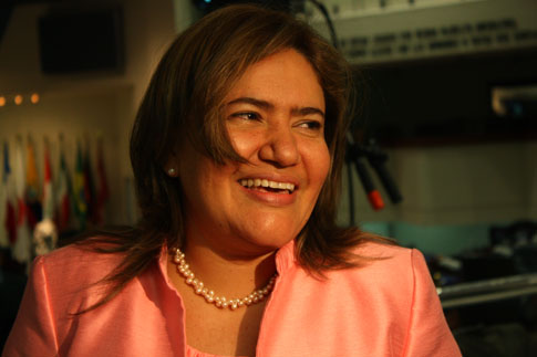 Diputada Sandra Salgado. Foto Luis Vel&aacute;squez