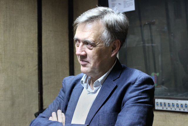 Francesc Escribano﻿ (Villanueva y Geltrú, Barcelona, 1957)﻿, escritor, periodista y director de cine y televisón. / Foto por cortesía de Audiovisuales UCA.