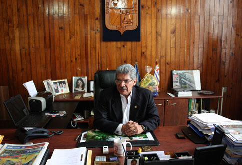 Norman Quijano, alcalde de San Salvador. Foto Luis Velásquez