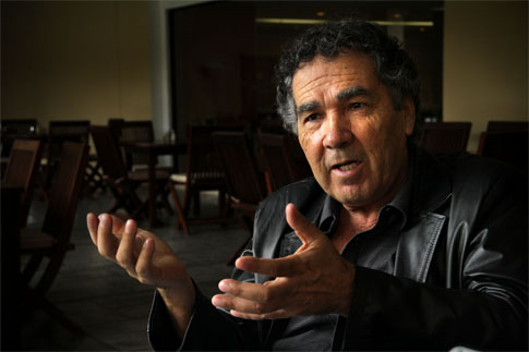 Hernán Rivera Letelier. Foto Mauro Arias