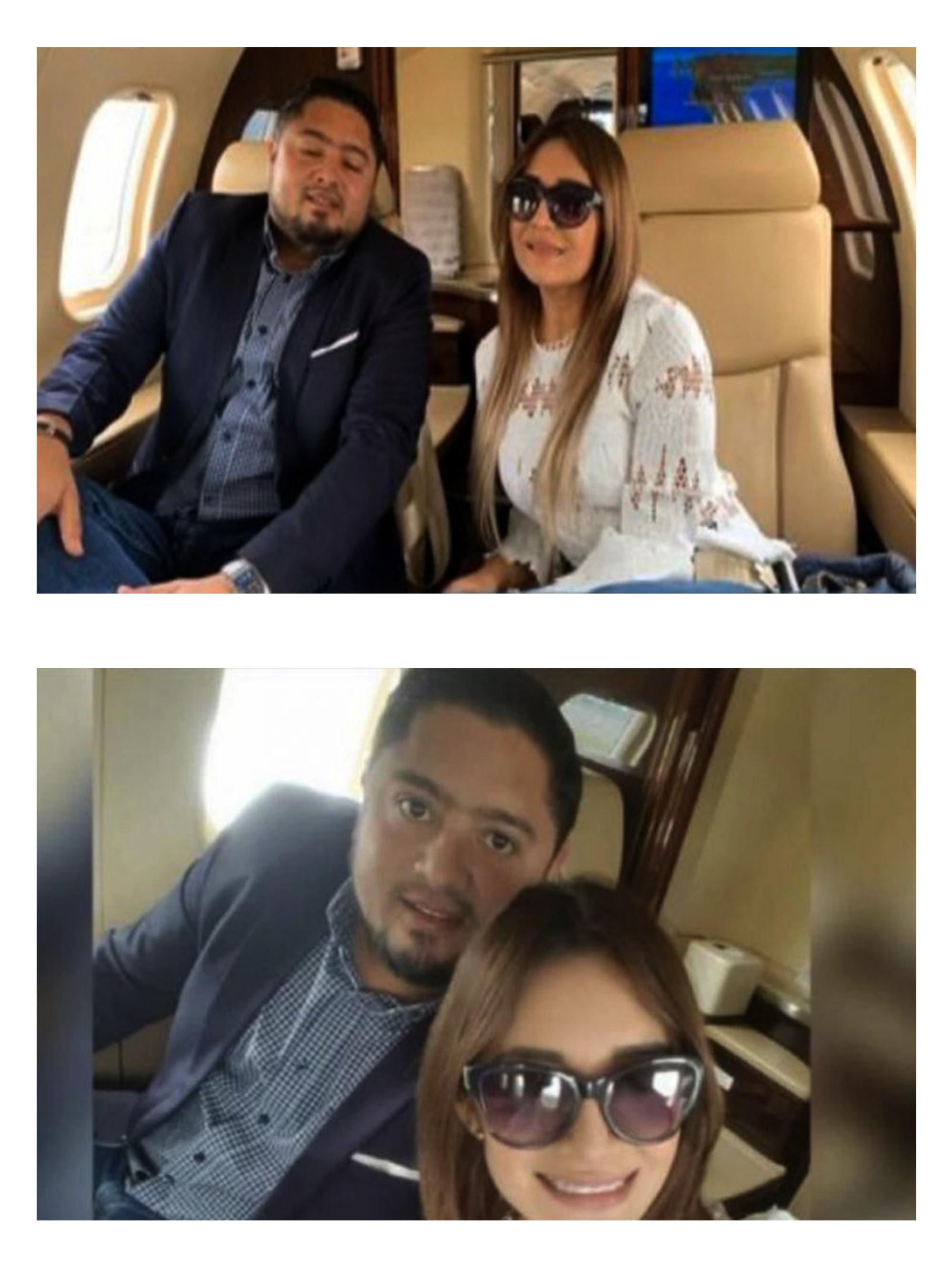 Estas son las fotos que se tomó Osiris Luna y su acompañante a bordo de un avión privado en su viaje a México. A partir de estas imágenes es que surgió el hashtag #QuiénPagóElViajeDeOsirisLuna